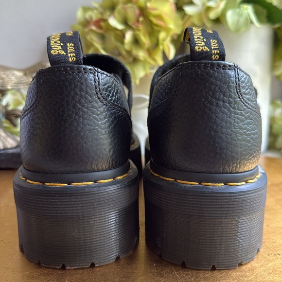 Dr Martens Women's Addina Flower Buckle Platforms - Picture 6 of 16